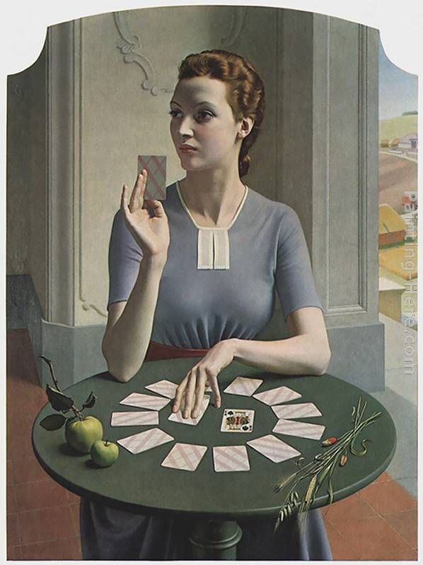 Meredith Frampton A Game of Patience